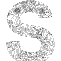 39+ Coloring Page Letter S Background