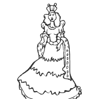 Princess in Gown