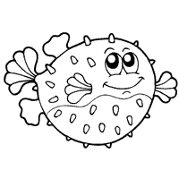 Puffy Pufferfish » Coloring Pages » Surfnetkids