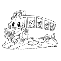 School Bus Full of Kids