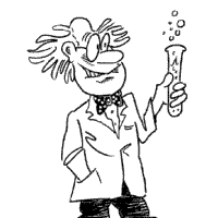 Download Scientist With Test Tube » Coloring Pages » Surfnetkids