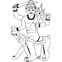 Shiva With Dog