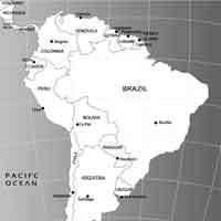 South American Nations Map