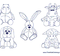 Stuffed Animals » Coloring Pages » Surfnetkids