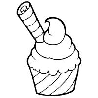 Swirly Cupcake
