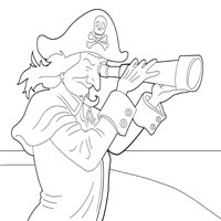 Pirate with Telescope