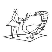Thanksgiving, Pilgrim, Live Turkey