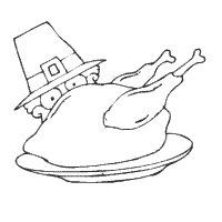 Thanksgiving, Pilgrim, Roast Turkey
