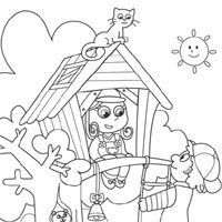 House » Page 3 of 4 » Coloring Pages » Surfnetkids