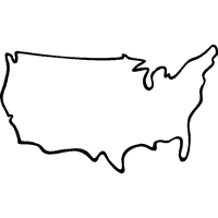 United States of America Map