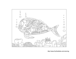 Whale Zentangle