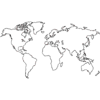 World Outline Map