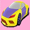 Yellow Sports Car Coloring