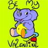 Valentine Animals Coloring