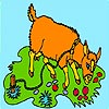 Grazing Goat Coloring