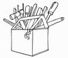 Tools Coloring Page