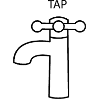 Tap Coloring Page