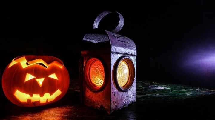 Paper Mache Pumpkin Lantern