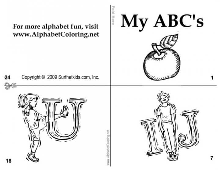 alphabet coloring book