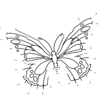 butterfly_A-Z A to Z Butterfly Dot to Dot