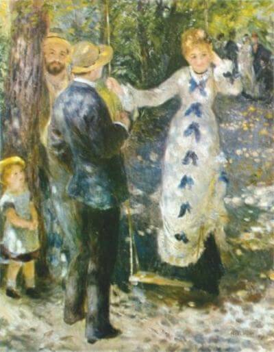 The Swing (La Balançoire), 1876, Pierre-Auguste Renoir, Musée d’Orsay, Paris