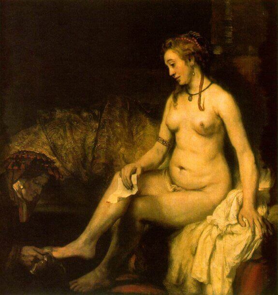 Bathsheba at Her Bath. 1654. Musee du Louvre, Paris
