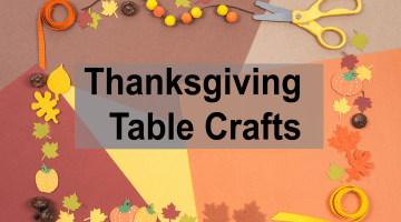 Thanksgiving Table Crafts