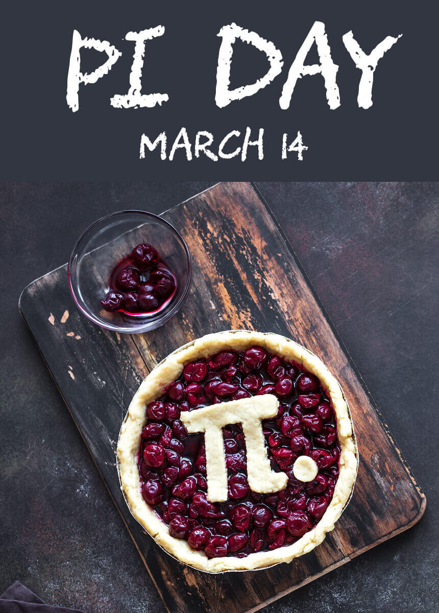 Pi is the ratio of the circumference of a circle to its diameter. Regardless of the size of the circle, #pi is always the same irrational number: approximately 3.14. #piday 
