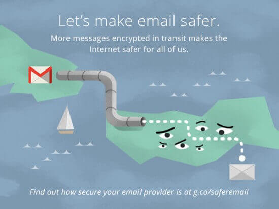 Google promotes safer email for everyone.