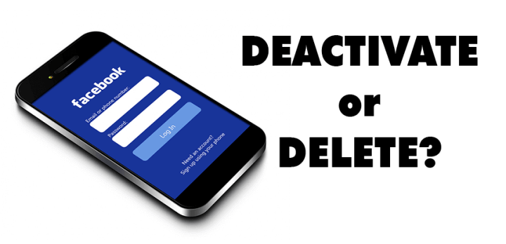 What is difference between deactivate and delete?