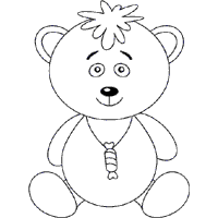 Candy Necklace Bear